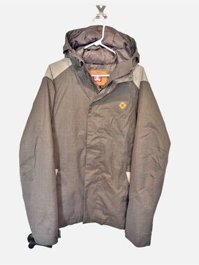 DC Men's Hooded Winter snowboarding Jacket - Gray